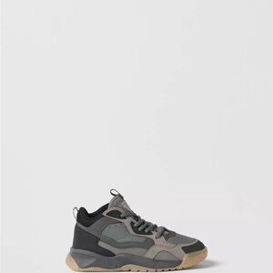 Zara Kids Multi-Piece Gray High-Top Sneakers